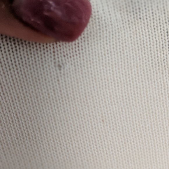 Talbots Coral and Cream Color Striped Sweater - Picture 4 of 7